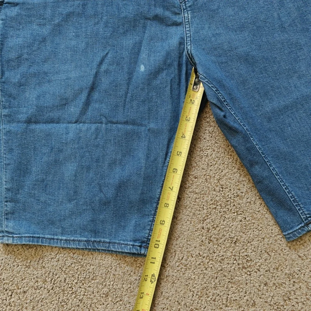 True Religion Mens 40W Blue Tactical Utility Denim Shorts Buckle Belt D-Ring‎